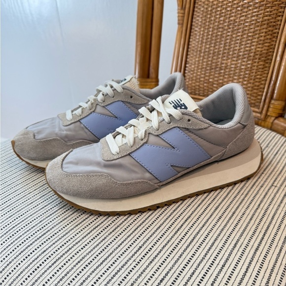 New Balance Women’s 237 Gray Sneakers - Picture 2 of 9